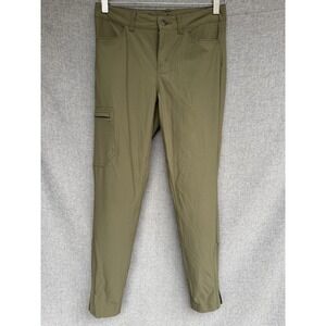 Women's Patagonia Trail Pants Size 2 Green Cargo Hike Camp‎ Ankle Zip